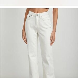 Rails Women's Straight Leg White Jeans